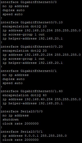 Routeur : une sous-interface par VLAN, relais DHCP