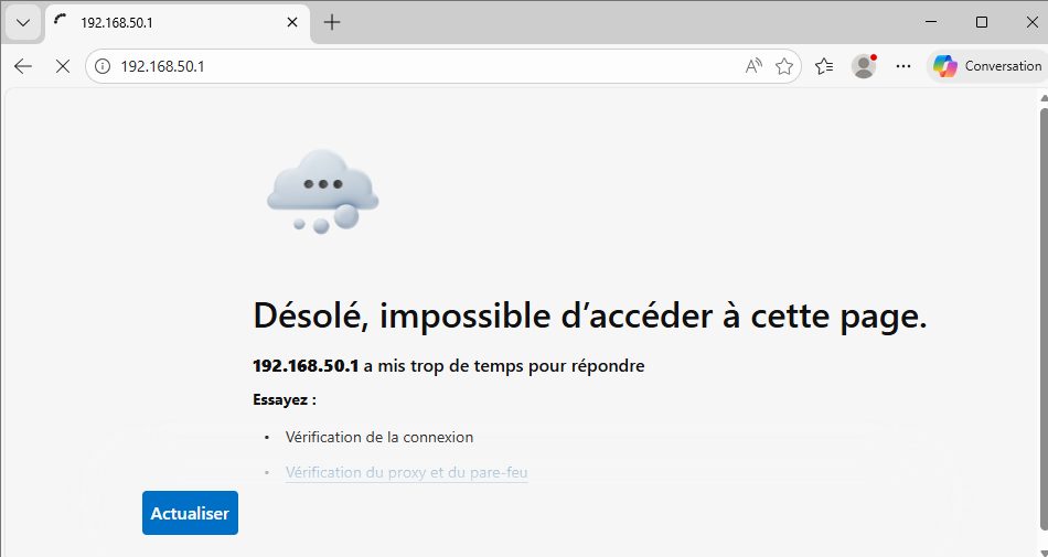 Test : le client public ne peut pas ouvrir le site